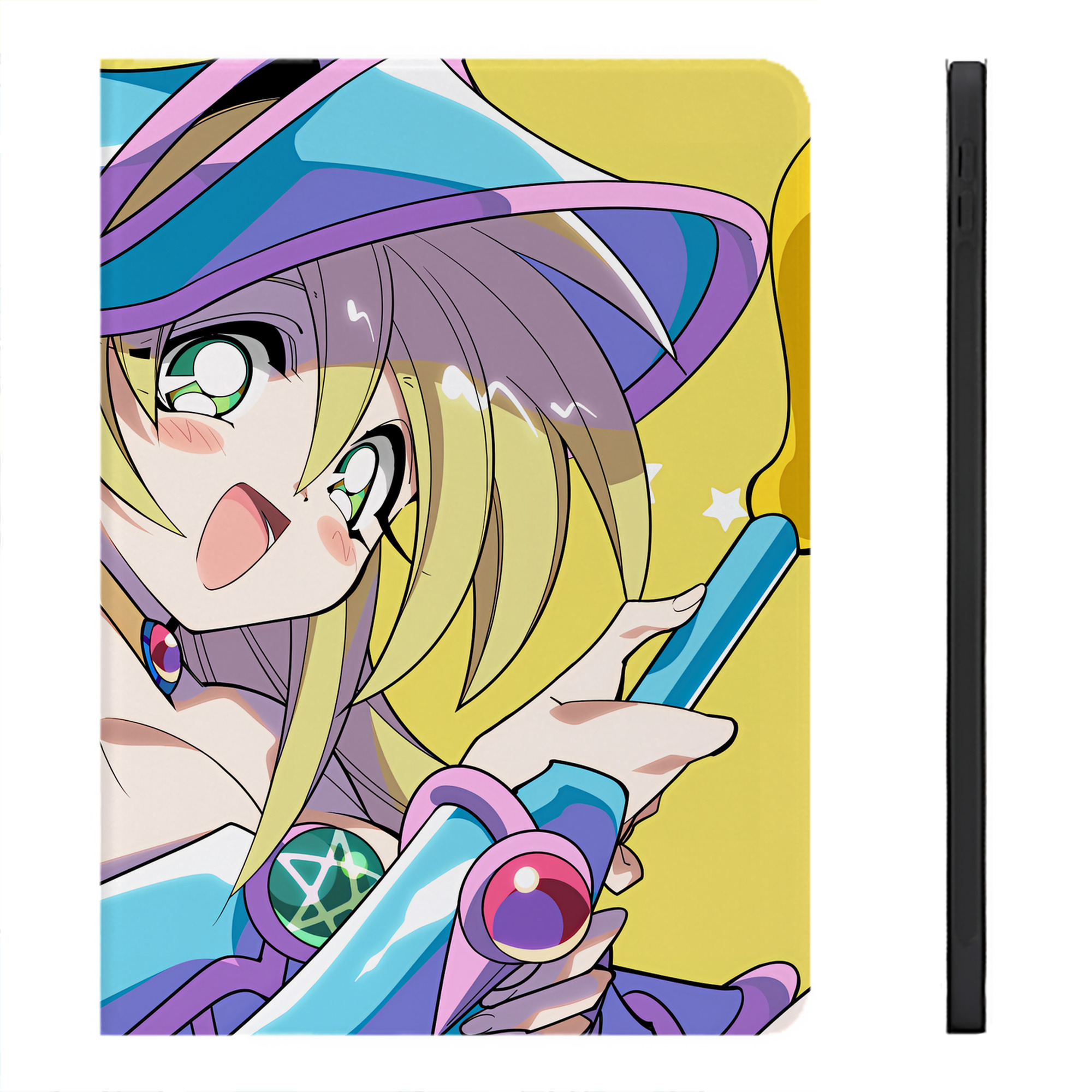 （画像用） 遊☆戯☆王 Yu-Gi-Oh! IPadケース ペンホルダー付き ブックスタイルデザイン